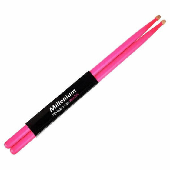 Барабанные палочки Millenium H5A Hickory Neon Pink