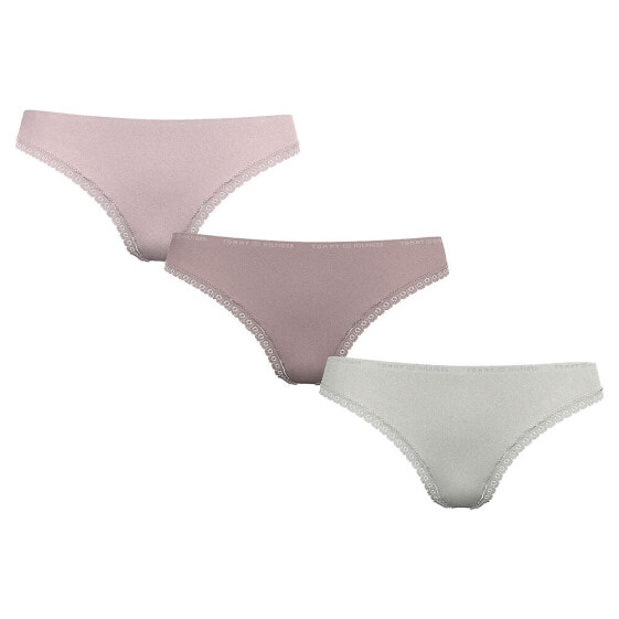 TOMMY HILFIGER Lace Thong 3 Units