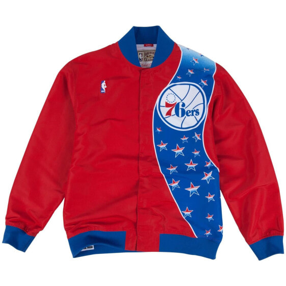 MITCHELL & NESS NBA AUTHENTIC WARM UP JACKET PHILADELPHIA 76ERS 93-94