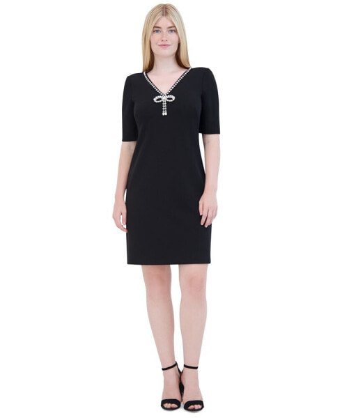 Women's Embellished A-Line Dress