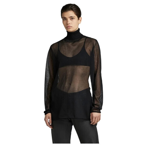 G-STAR Sheer Loose high neck sweater