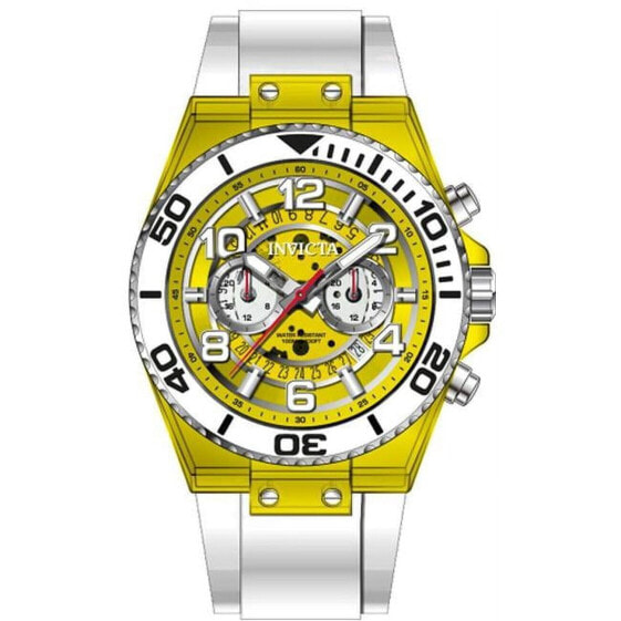 Часы Invicta 44376 Speedway Yellow Silver