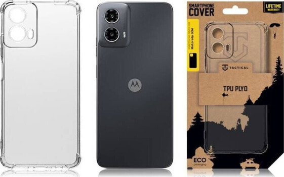 Tactical Tactical TPU Plyo Cover for Motorola G34 Transparent standard