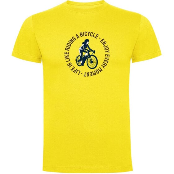 KRUSKIS Life Is Like Riding short sleeve T-shirt