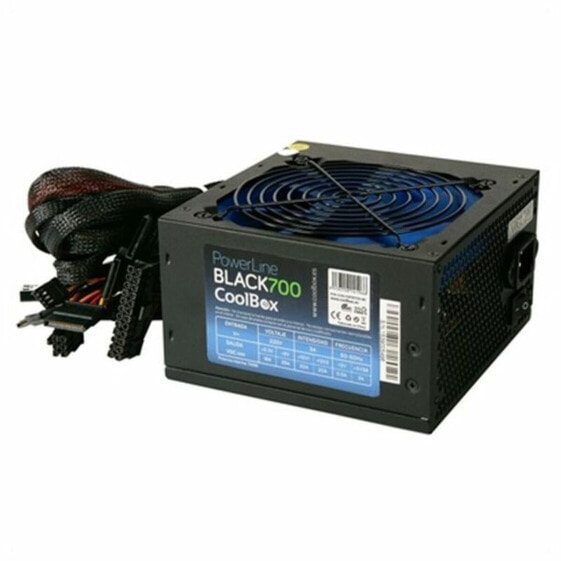 Источник питания CoolBox COO-FAPW700-BK 700 W ATX Чёрный Синий