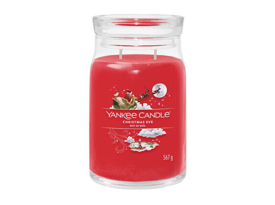 Aromatic candle Signature glass large Christmas Eve 567 g