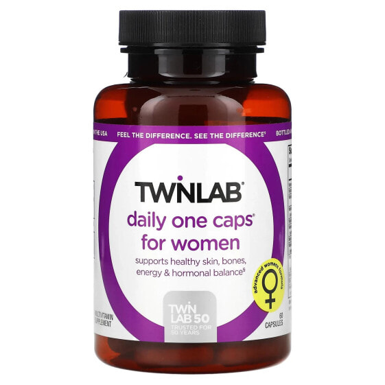 Витаминно-минеральный комплекс Twinlab Daily One Caps для женщин, 60 капсул