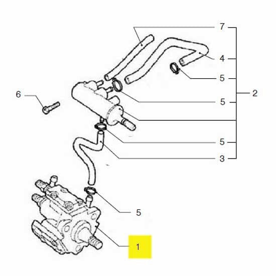 VETUS VFP01762 Injection Pump