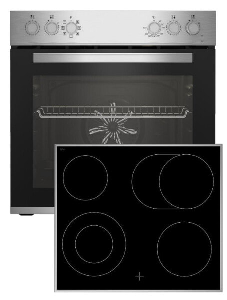 BEKO BBUE 12020 X EB-HerdsetCeran Umluft Grill Schnellaufheizung