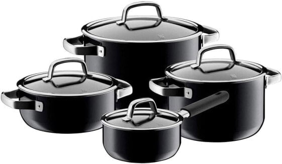 WMF 5.1485.5290 Set of 4 Black, 18/8 Stainless Steel
