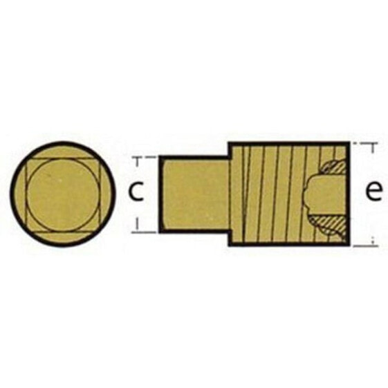 TECNOSEAL TEN02002TP Refrigeration Plug Anode