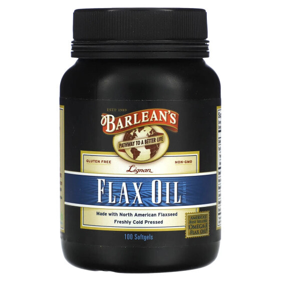 Lignan Flax Oil, 100 Softgels