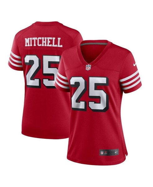 Маечка игровая женская Nike Elijah Mitchell Scarlet San Francisco 49ers (Альтернативная)