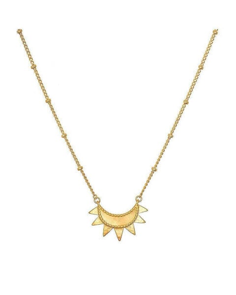 Emergence Gold Sunburst Necklace