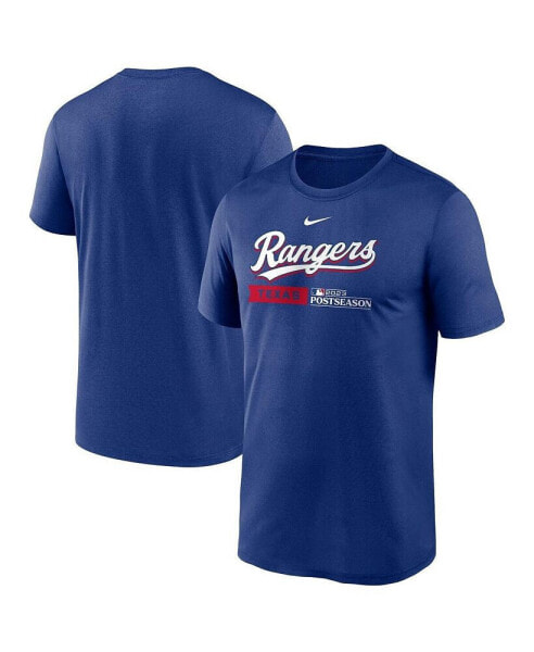 Men's Royal Texas Rangers 2023 Postseason Authentic Collection Dugout T-shirt