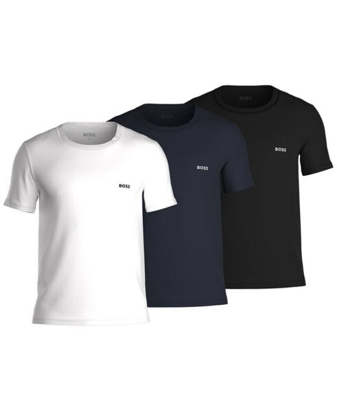 Men's Classic 3-Pk. Logo-Print Cotton T-Shirts