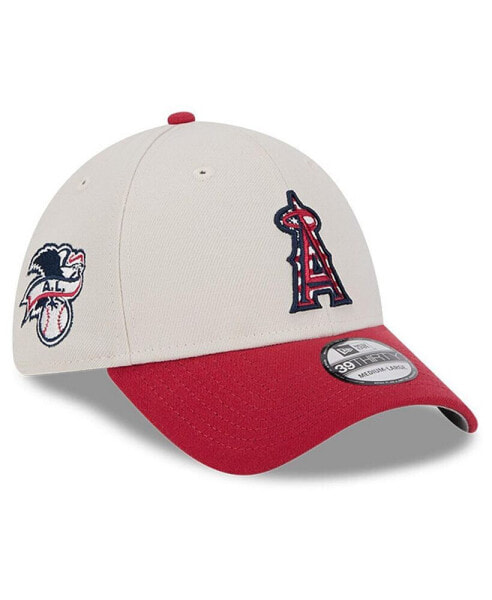 Men's Red Los Angeles Angels 2024 Fourth of July 39THIRTY Flex Hat