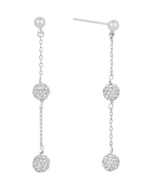 Crystal Ball Drop Earring