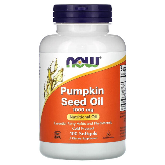 Pumpkin Seed Oil, 1,000 mg, 100 Softgels (500 mg per Softgel)