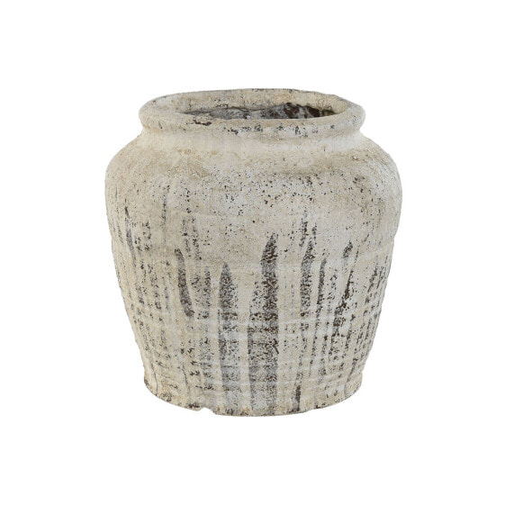 Vase Home ESPRIT White Magnesium 28 x 28 x 27,5 cm