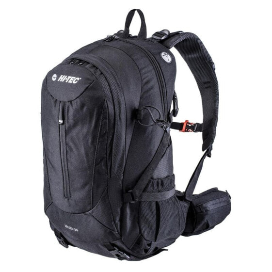 Рюкзак спортивный Hi-Tec Aruba 30 30 л с крышкой от дождя черного цвета