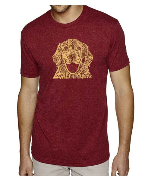 Men's Premium Word Art T-Shirt - Dog