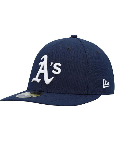 Men's Navy Oakland Athletics Oceanside Low Profile 59FIFTY Fitted Hat