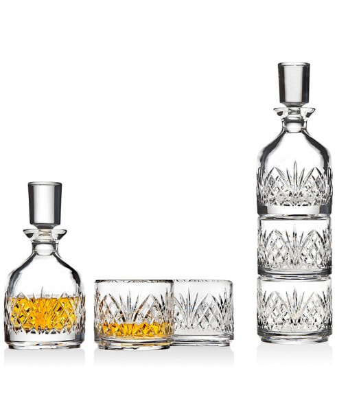 Dublin Stackable Decanter with 2 Glasses