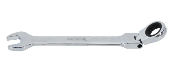 Ключ комбинированный с трещоткой AWTOOLS, 19 мм, рожковые и накидныеключи