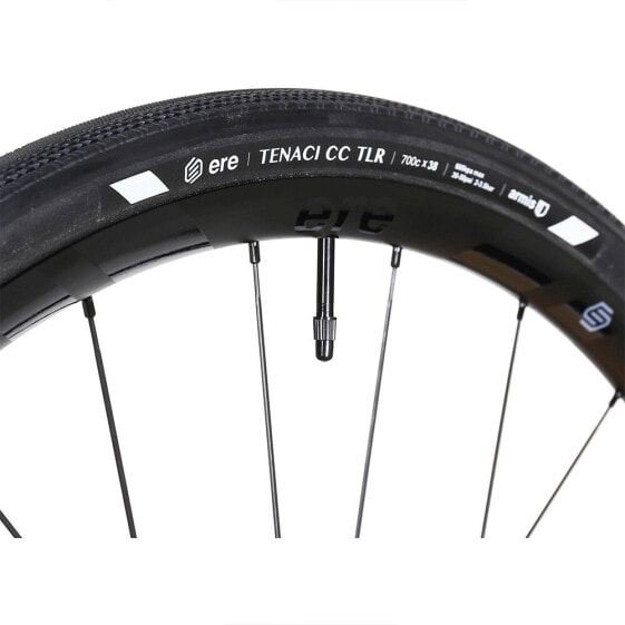 Покрышка для гравел-гонок ERE RESEARCH Tenaci Pro CC 220 TPI Tubeless 700C x 38 Black