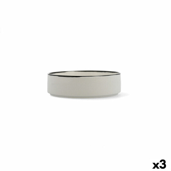 Столовая посуда Ariane Vital Filo Керамическая Белая Ø 18 см (3 штуки)