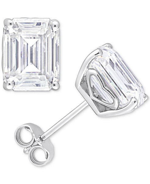 Серьги Macys Baguette Stud  in Silver