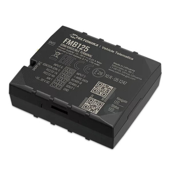 Teltonika FMB125 - 0.128 GB - Micro-USB - RS-232/485 - Rechargeable - Lithium-Ion (Li-Ion) - 3.7 V