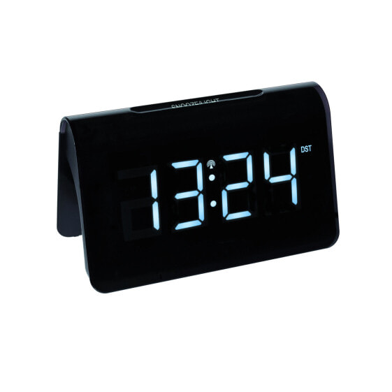 TFA 60.2543.02 - Digital alarm clock - Rectangle - Black - Plastic - °C - LED