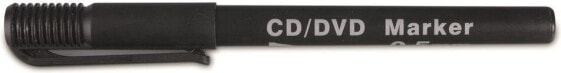 Donau Marker do płyt CD/DVD, 0.3-0.4mm, Czarny (5901498030843)