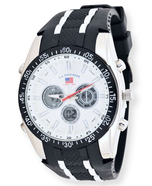 U.S. Polo Association Men's Silver Strap Watch