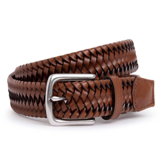 HACKETT Plait Lthr Leather Belt