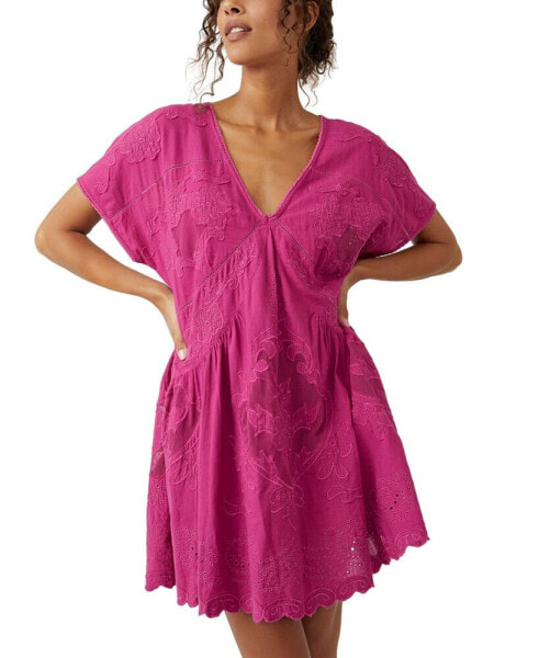 Women's Serenity Embroidered Mini Dress