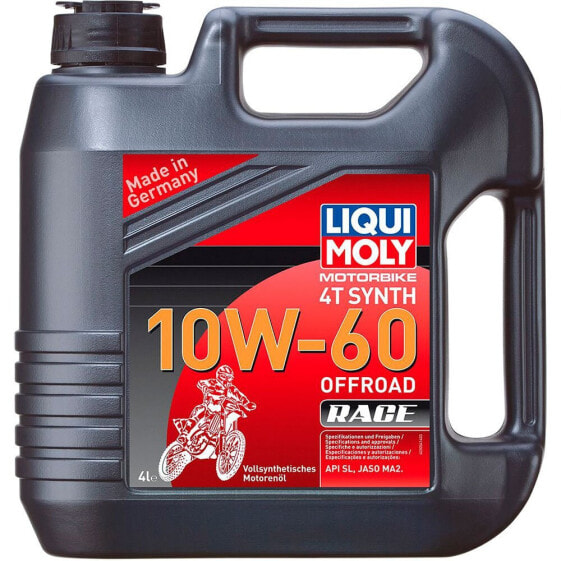 LIQUI MOLY 4T Offroad 10W60 Fully Synthetic 4L Motor Oil