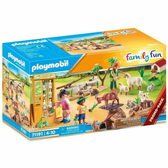 Игровой набор Playmobil Family Fun Ферма с образовательным набором 71191 63 предмета