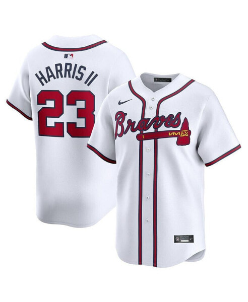 Men's Michael Harris II White Atlanta Braves Home limited Player Jersey