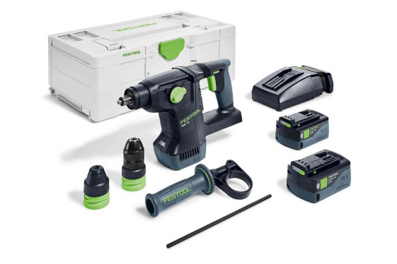 Festool Akku-Kombihammer KHC 18 5,0 EBI-Plus, 2x 5,0 Ah und Ladegerät im Systainer