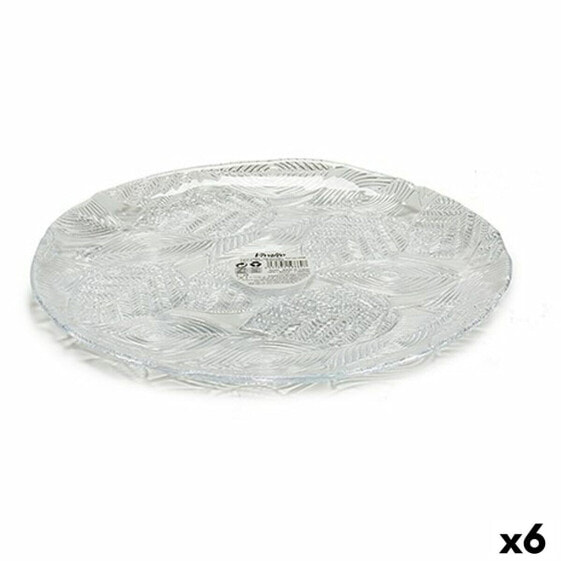 Тарелка для сервировки Vivalto Tirolo Прозрачный Cтекло 27,5 x 1,7 x 27,5 см (6 штук)