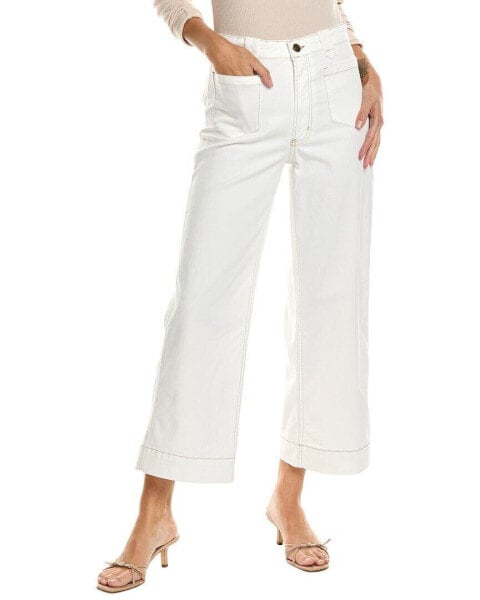 Frame Denim Natural Utility Relaxed Straight Jean Women's White 27