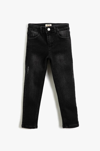Брюки джинсы Koton Straight Jean Erkek Çocuk Düz Paça Kot Pantolon - Straight Jean 3skb40007td