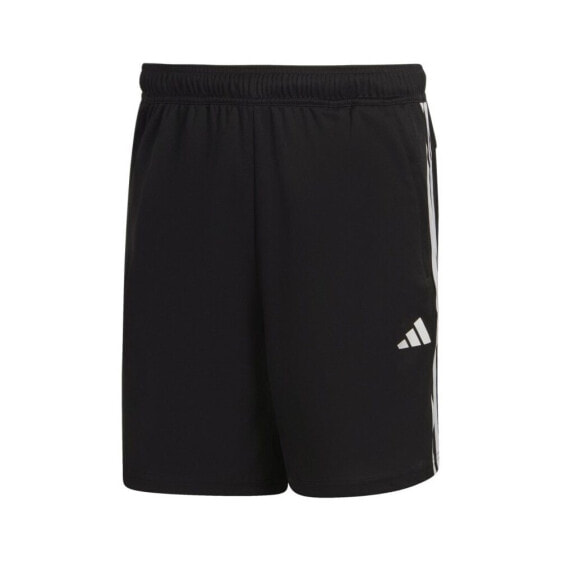 Спортивные шорты Adidas Train Essentials Piqué 3-Stripes для мужчин, черные IB8111