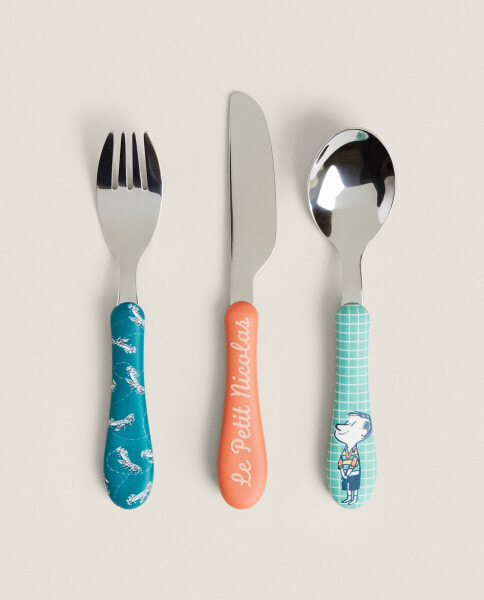 Children's le petit nicolas ® cutlery set (set of 3)