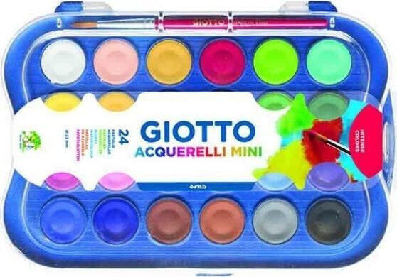 Акварельные краски GIOTTO Aquarell Kolor Mini 24 цвета