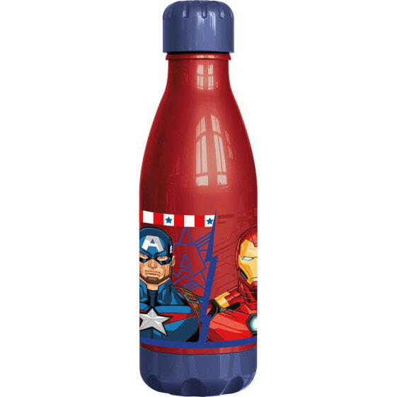 Бутылка для воды The Avengers Ежедневное использование 560 мл Красная Пластик