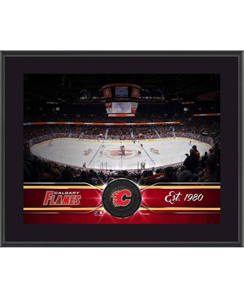 Calgary Flames 10.5" x 13" Sublimated Team Plaque